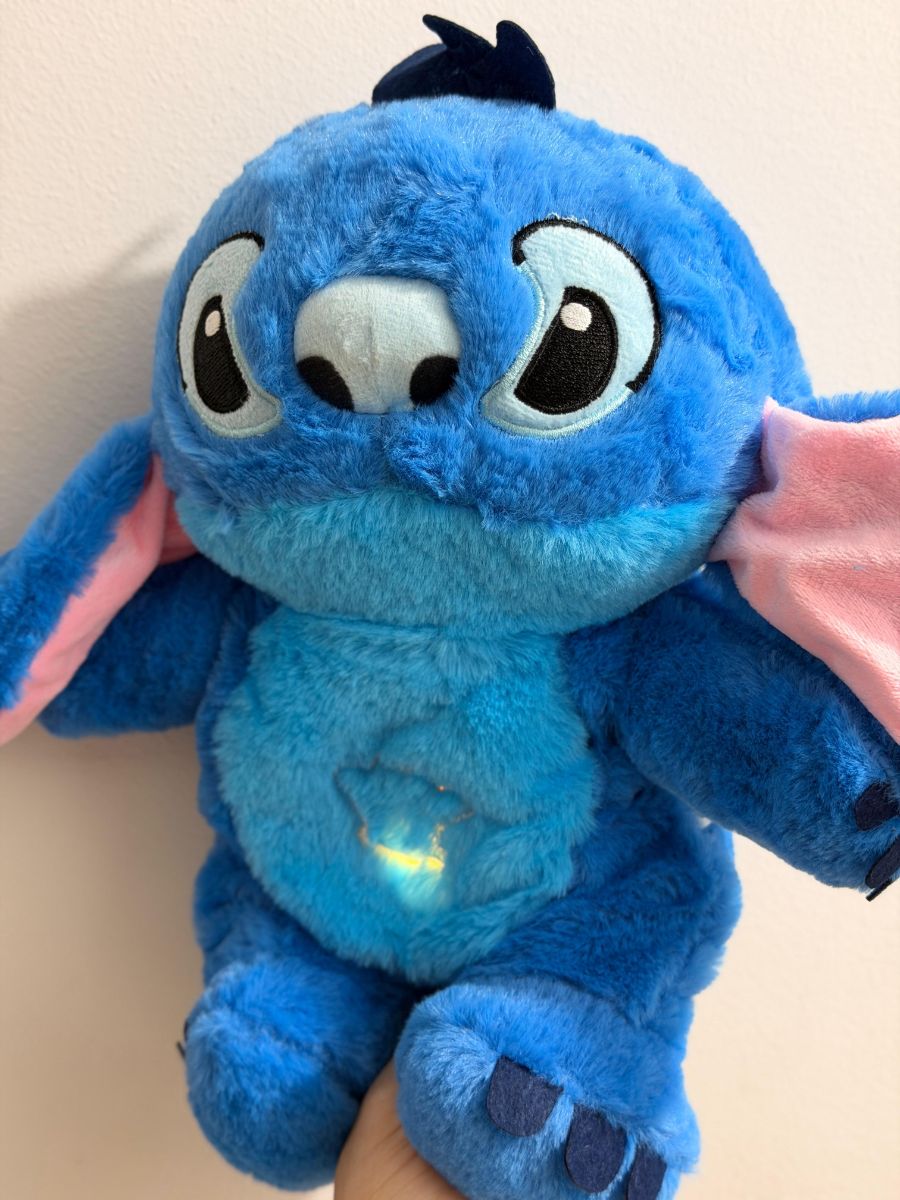 PELUCHE QUE RESPIRA STITCH AZUL